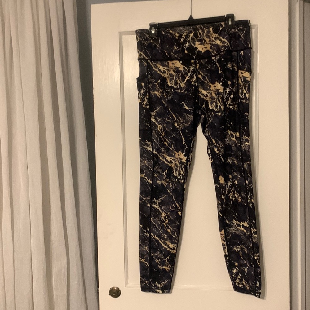 Constantly Varied Gear Black Marble Full Length leggings